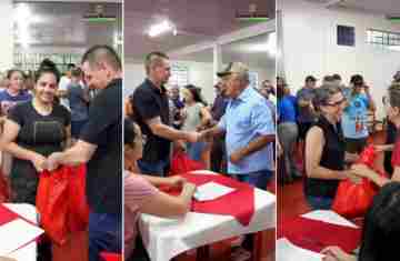 Campo Bonito - Governo Municipal realiza entrega de cestas natalinas a servidores municipais